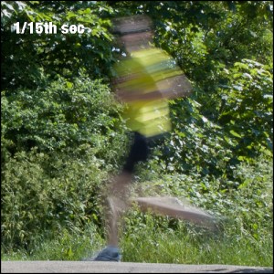 runner 1/15th sec