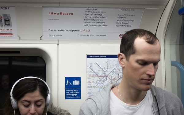 poems on the underground - after evans